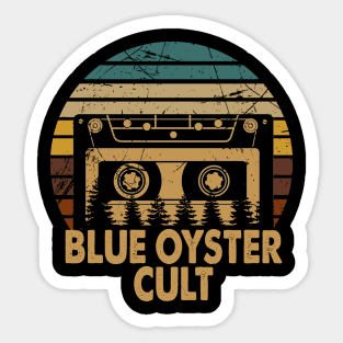 Design Blue Öyster  Proud Name Retro 70s 80s 90s Gift Sticker